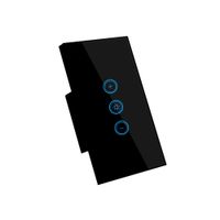 Dimmer Inteligente Wifi 1 Botón Con Neutro Negro