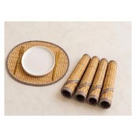 SET POR 6 INDIVIDUAL DE BAMBU