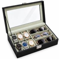 Caja Organizadora para 6 Relojes y 3 Lentes