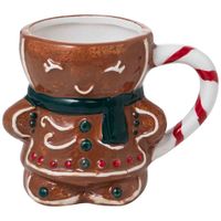 Taza DECO HOME Galleta Niña Dulce Navidad