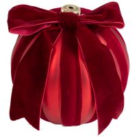 Bola Lazo DECO HOME 13 cm Roja Tradicional
