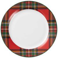 Plato Tendido DECO HOME Plaid Tradicional