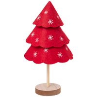 Adorno DECO HOME Árbol Rojo Rústica