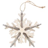 Adorno DECO HOME Snowflake 2 Rústica