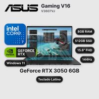 Laptop ASUS Gaming V16 V3607VJ Core 7-240H 8GB 512GB SSD RTX 3050 15.6"" (90NB15V1-M00KR0)