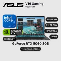 Laptop ASUS V16 Gaming V3607VM Core 7-240H 16GB 512GB SSD RTX 5060 16"" (90NB16K1-M000P0)