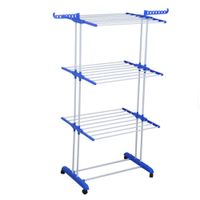 Tendedero Colgador Organizador de Ropa Plegable 4 Niveles