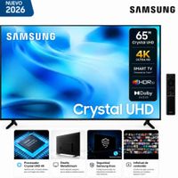 Televisor Samsung 65 Smart TV Crystal UHD 4K UN65U8000H - Nuevo 2026