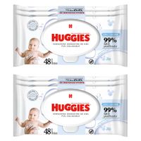 Pack Toallitas Húmedas HUGGIES Puro y Natural Paquete 144un x 2un