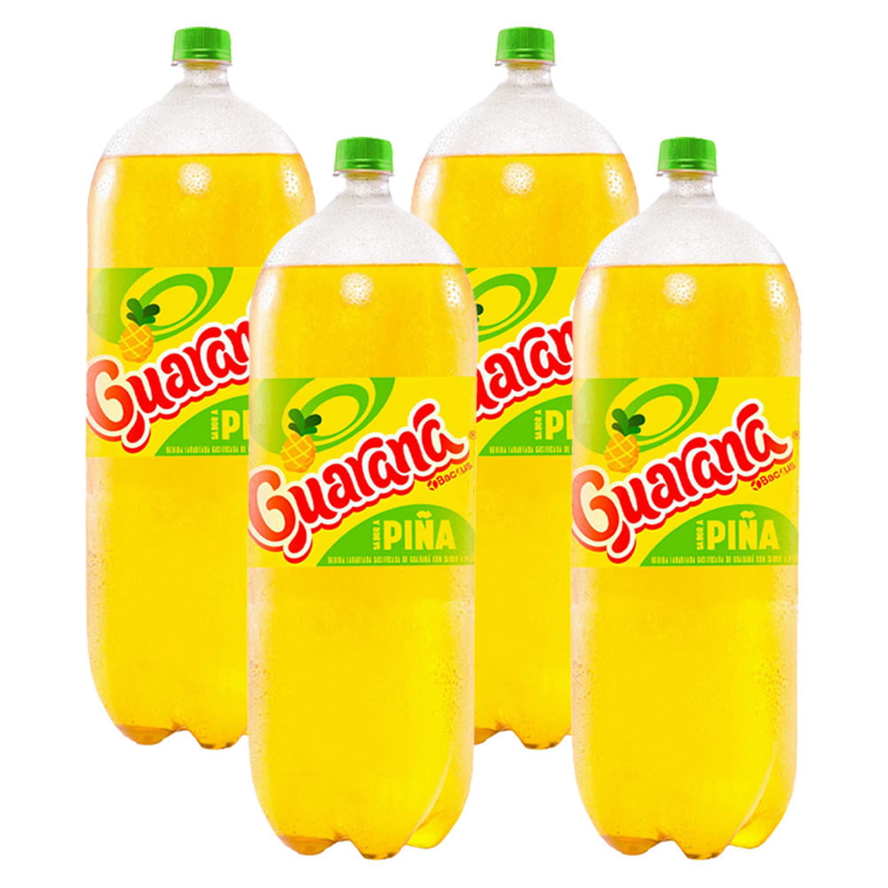 Gaseosa GUARANÁ Sabor a Piña Botella 3.10L x 4un