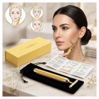 MASAJEADOR FACIAL REJUVENECE DORADO MODELO T