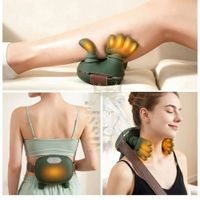 MASAJEADOR RECARGABLE PARA CUELLO Y HOMBROS EN FORMA DE MANITO PREMIUN
