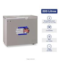 Congelador dual Ilumi de 220 Litros