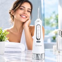 Irrigador Bucal portátil Tech Care 4 modos 4 Boquillas