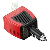 INVERSOR DE CORRIENTE PARA AUT0 DE 12V A 220V ENTRADA USB Y CARGADOR PREMIUN