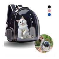 MOCHILA PARA GATO MASCOTA TRANSPARENTE PANORAMICO
