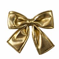 Moño Navideño Dorado Metalizado De 40Cm X 50Cm Cf870 Floripastore