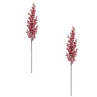 Pack De 2 Varas Navideñas De Moras Rojas De 92Cm Fn256 Floripastore