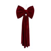 Moño Navideño Rojo Oscuro De 40Cm X 80Cm Cf853 Floripastore