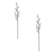 Pack De 2 Varas Navideñas De Moras Blancas De 74Cm Fn253 Floripastore