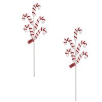 Pack De 2 Varas Navideñas De Bastones De 65Cm Fn262 Floripastore