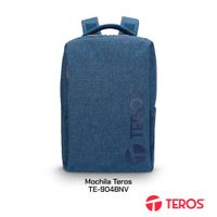 Mochila Teros City III Navy TE9048NV para laptop de 15.6 pulgadas azul