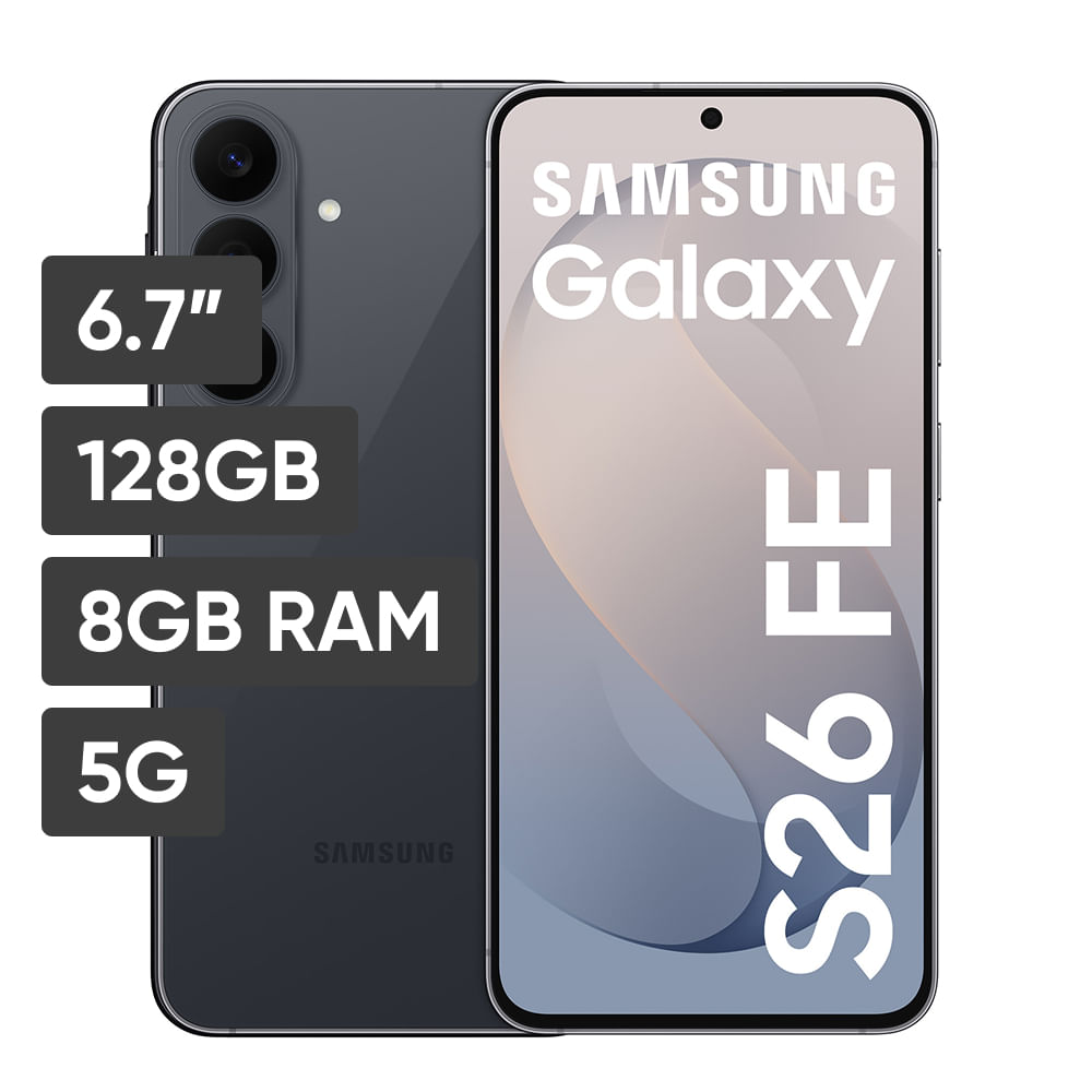 Celular Samsung Galaxy S26 Fe 128Gb Negro