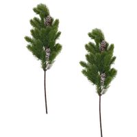Pack de 2 Varas Artificiales De Follaje Navideño De 63Cm 8087-2 FLORIPASTORE