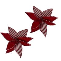 Pack de 2 Flores Artificial De Cardenal Rojo Navideño De 30Cm FN207 FLORIPASTORE
