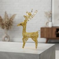 Reno Dorado 50cm Adorno Navideño