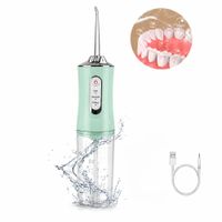 Irrigador Oral Bucal Para Limpieza Dental Portátil Inalámbrico Verde