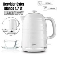Hervidor Electrico Oster Automatico 1.7 Litros Blanco.- BVSTKT4177W