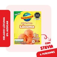 Helado Sin Azúcar UNIVERSAL con Stevia Sabor a Lúcuma Caja 50g