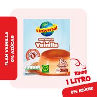 Flan Sin Azúcar UNIVERSAL Sabor a Vainilla Caja 19g