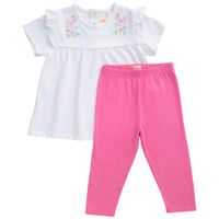 Conjunto Polo + Pantalón de Manga Larga Bebé Niña BABY EUREKA