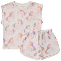 Conjunto Polera + Pantalón Estampado Bebé Niña BABY EUREKA