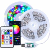 Luces Led Decorativas Inteligentes Rgb Navideñas 10 Metros