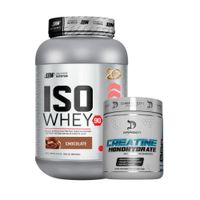 ISO WHEY 1 KG CHOCOLATE Y CREATINA DRAGON 300 GR
