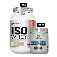 ISO WHEY 1 KG VAINILLA Y CREATINA DRAGON 300 GR