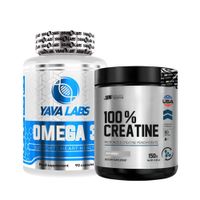 OMEGA 3 YAVA LABS 90 CAPSULAS Y CREATINA UN 150 GRAMOS