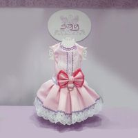 VESTIDO ENSUEÑO ROSADO ESTILO CHIC PARA TU PET TALLA XS