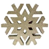 Adorno DECO HOME Snowflake Grande Rústica