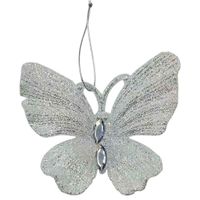 Colgante DECO HOME Mariposa Brillo Blanca