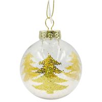 Bola Efecto Nieve DECO HOME Mágica Navidad