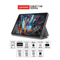 Tablet Lenovo Tab 101 TB311XU 4G LTE 128Gb eMMC 4GB Ram y Folio Case ZAEJ0105PE