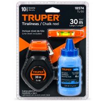 Tiralíneas con Gis y Nivel TRUPER TL-50 30 m