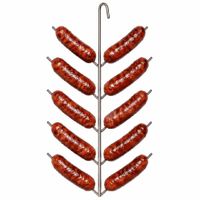 Choricera Inox para Cilindro Parrillero  Gancho para Chorizos