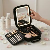 Neceser de Maquillaje Con Luz Led Mini Maletin de Maquillaje