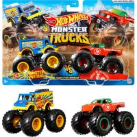 HOT WHEELS MONSTER TRUCKS PACK 2 CAMIONES ESTILOS VARIADOS