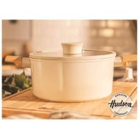 Cacerola / Olla Antiadherente Cerámico 28cm Harmony con Tapa HUDSON